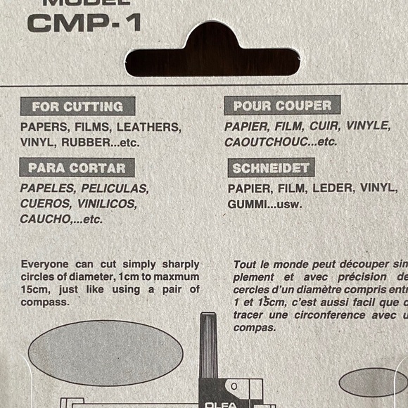 OLFA Compass Cutter Model CMP-1 - Picture 6 of 7